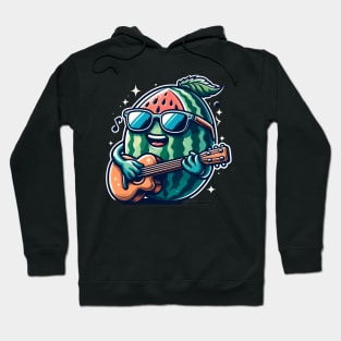 Melon Playing Guitar Hoodie